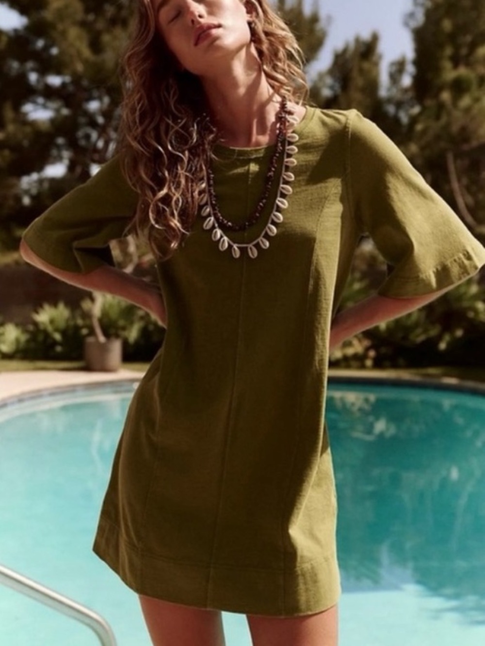 Free People FP Beach Portia Mini in Cardamon Seed XS (IR) New